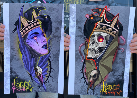 Raven Queen / Rat King Print Set