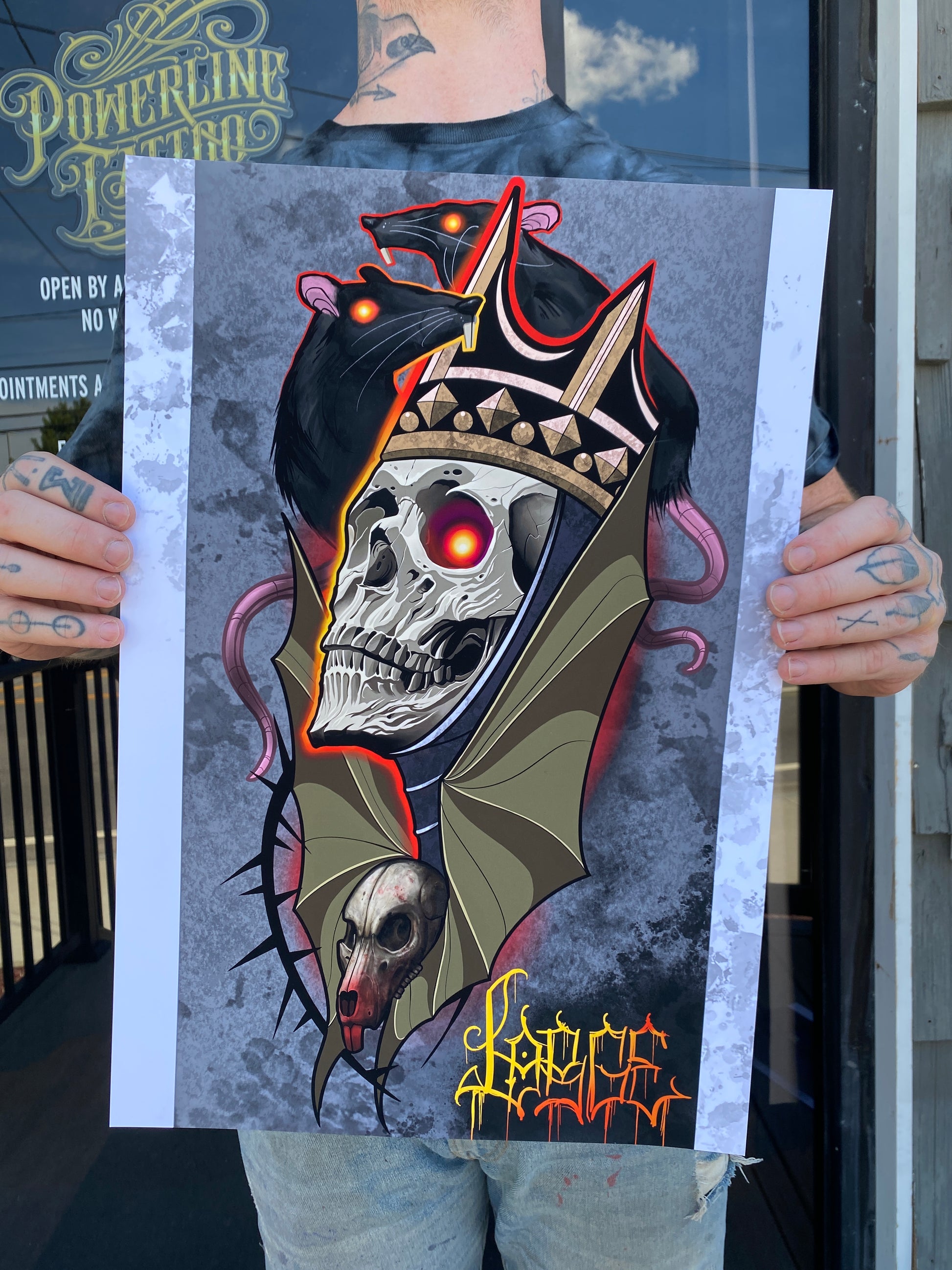 Rat King Print – andylargeart